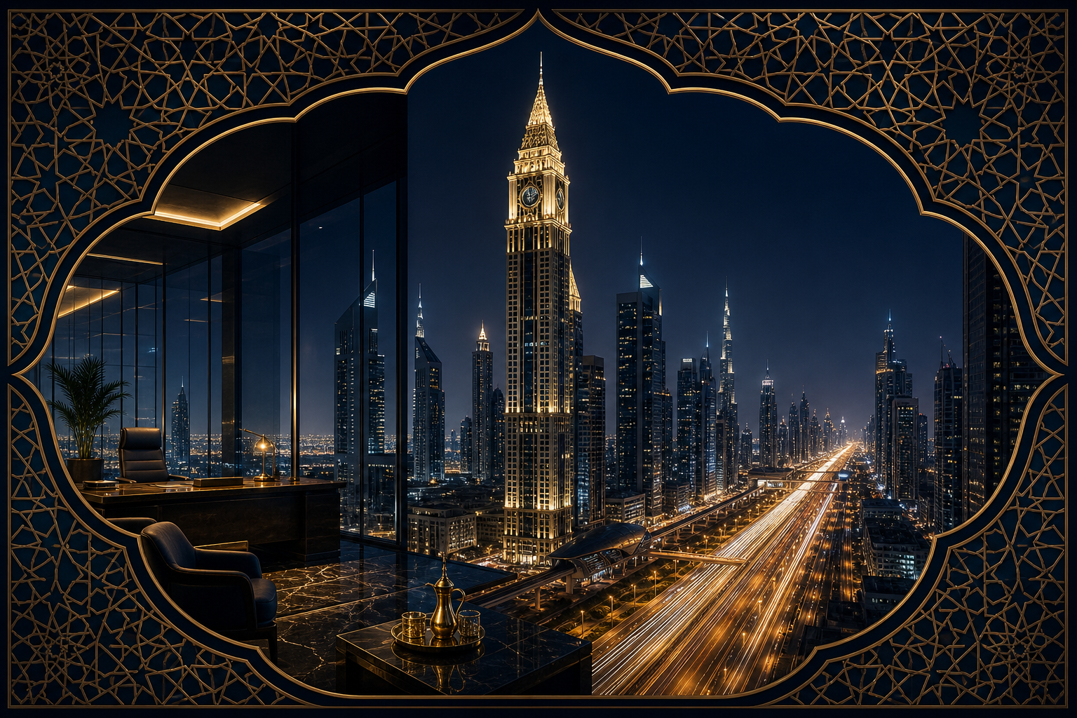 بطاقة مكتب دبي وكيان FxPro